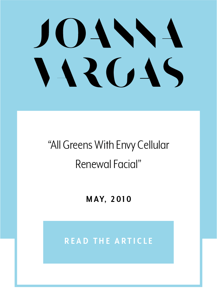 All Greens With Envy Cellular Renewal Facial