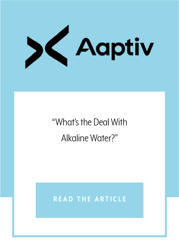 What’s the Deal With Alkaline Water?